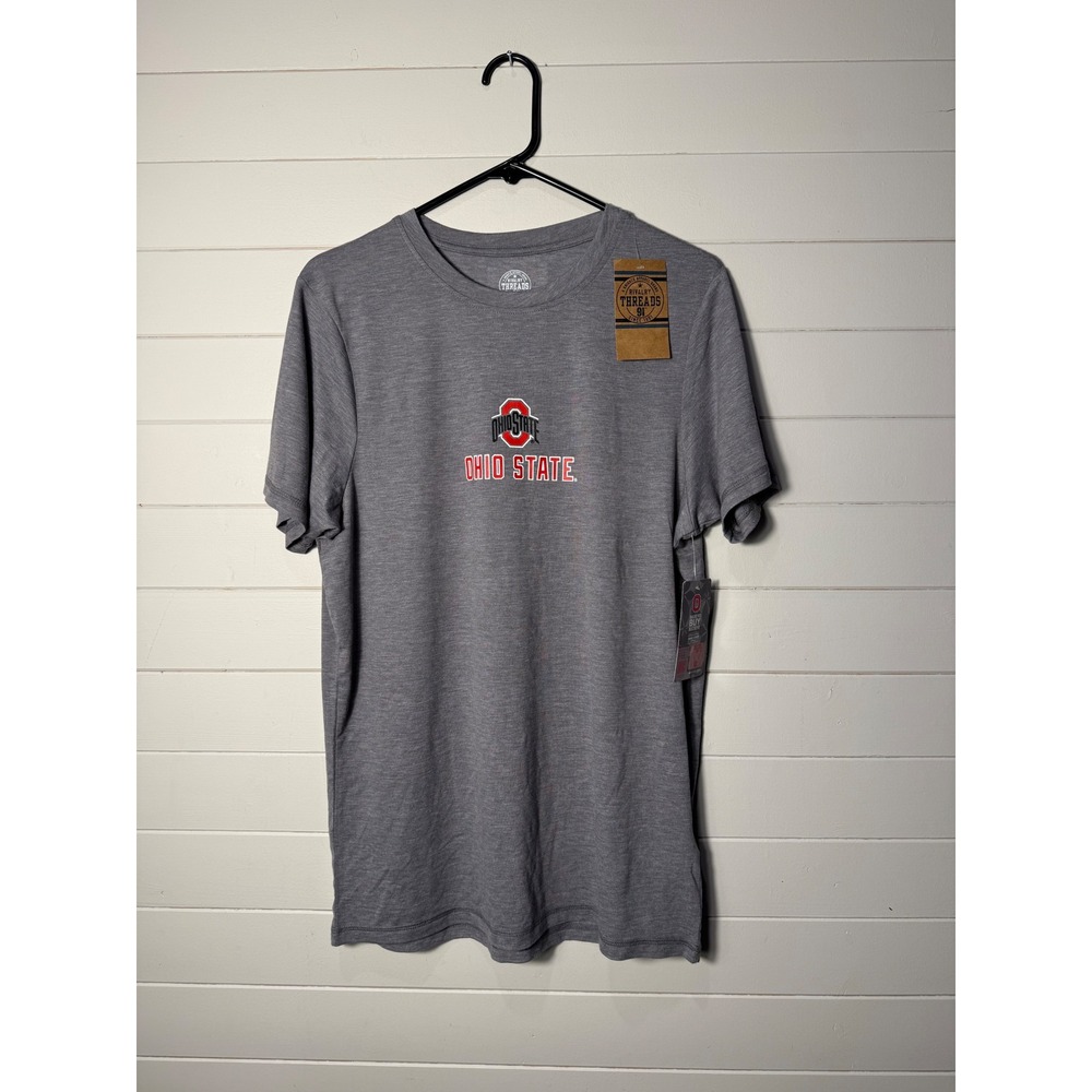 Rivalry Threads Ohio State Buckeyes Mens Medium Grey Heathered T-Shirt New Tag